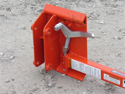 adapter to use pin on bucket on skid steer|pin on quick attach adapter.